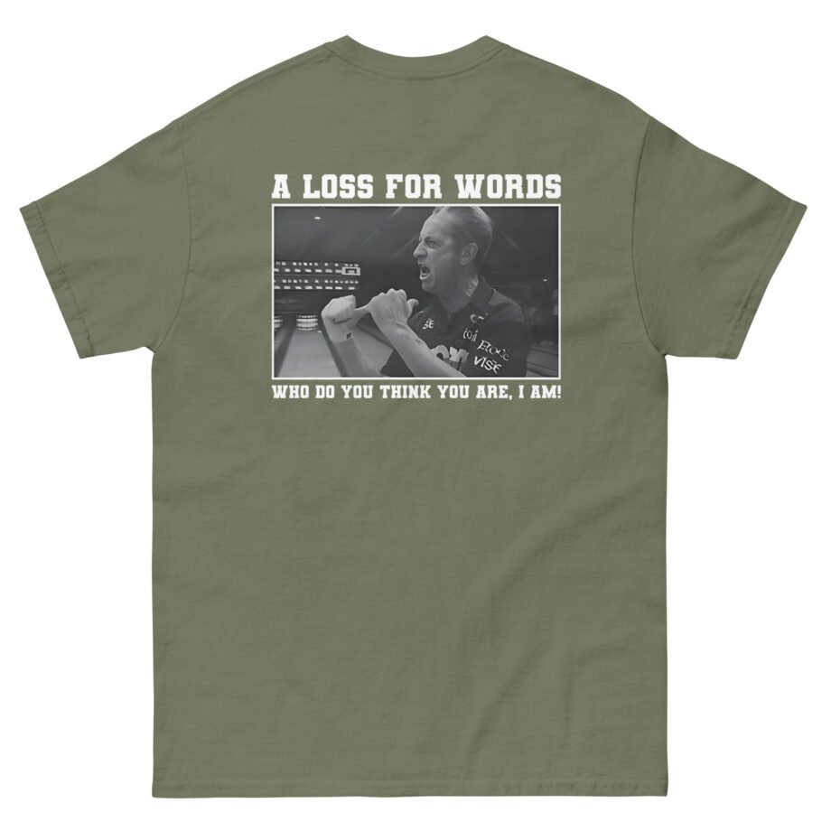 A Loss for Words Pete Weber Unisex classic tee