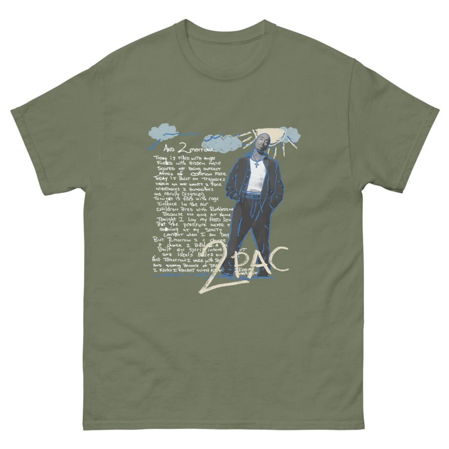 2pac and 2morrow Notebook Unisex classic tee