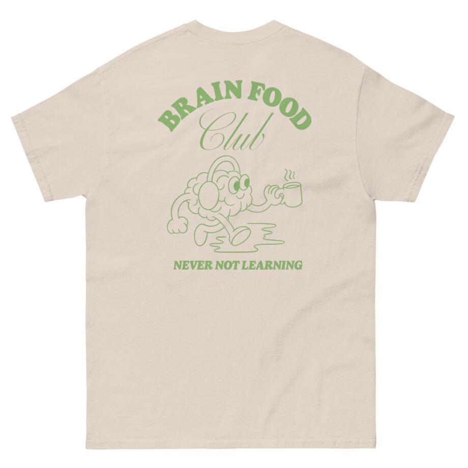 Wissen Weekly BRAIN FOOD CLUB Unisex classic tee
