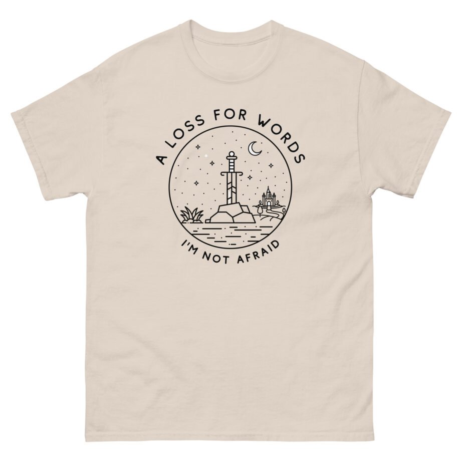 A Loss for Words Sword Unisex classic tee