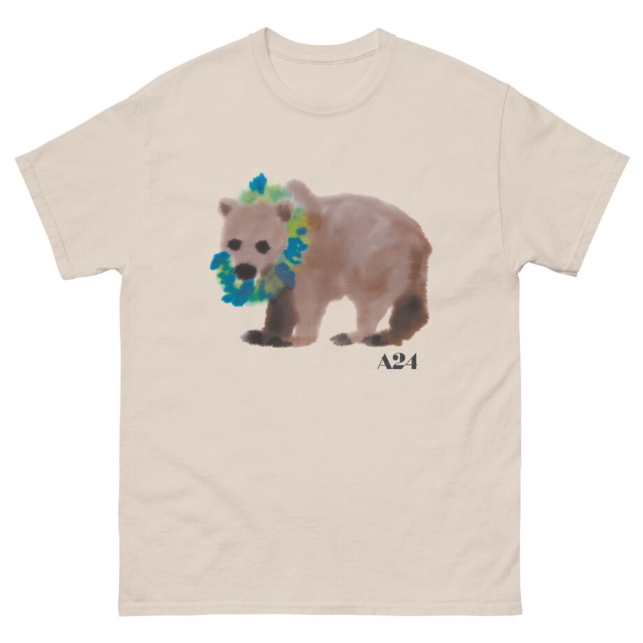 A24 X Rop Van Mierlo Bear Watercolor Unisex classic tee