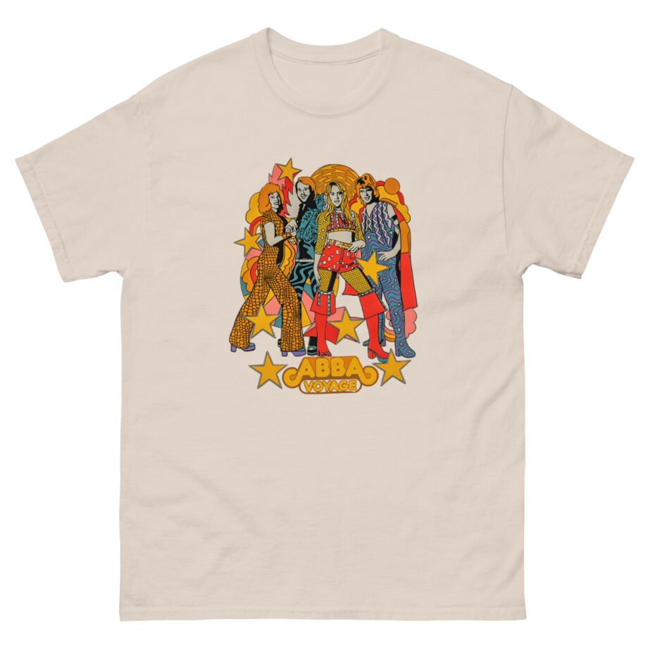 Abba Voyage Illustration Natural Unisex classic tee
