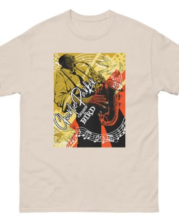 Charlie Parker Playing Saxaphone Chasin' the Bird Unisex classic tee