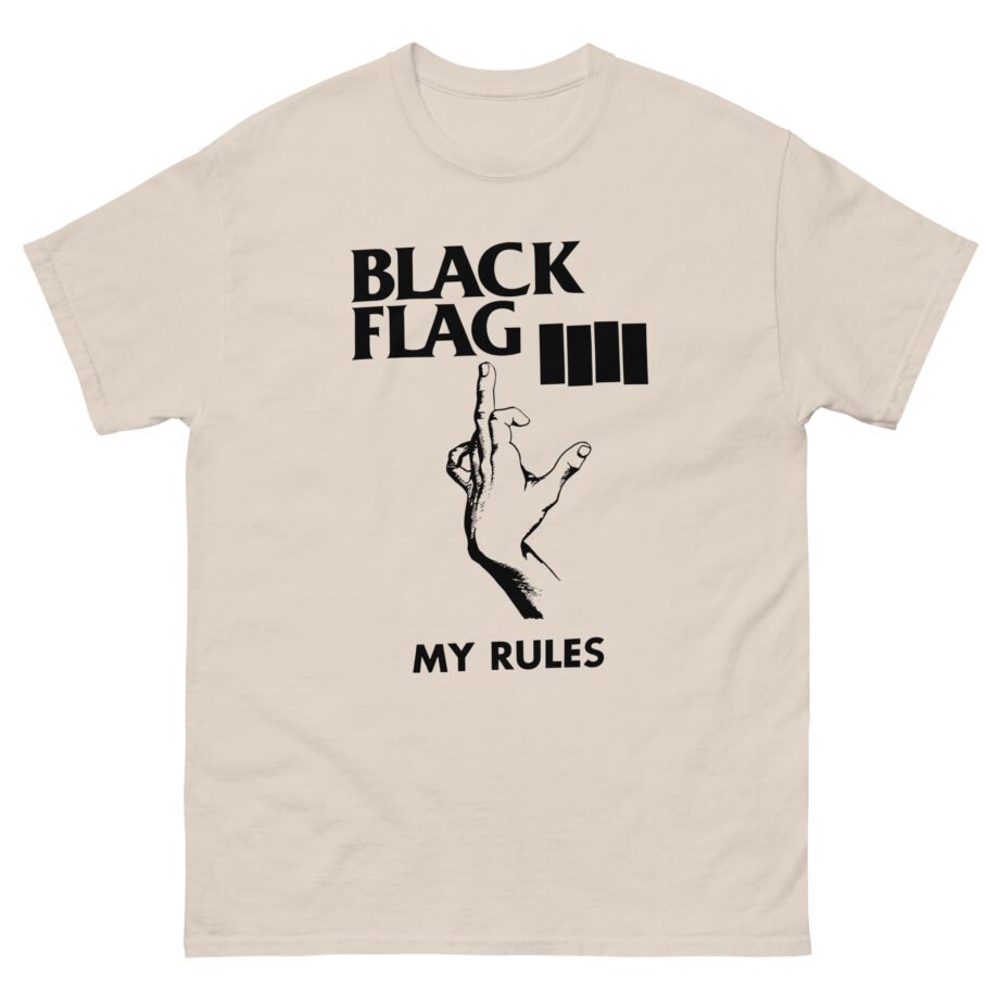 Black Flag My Rules Unisex classic tee
