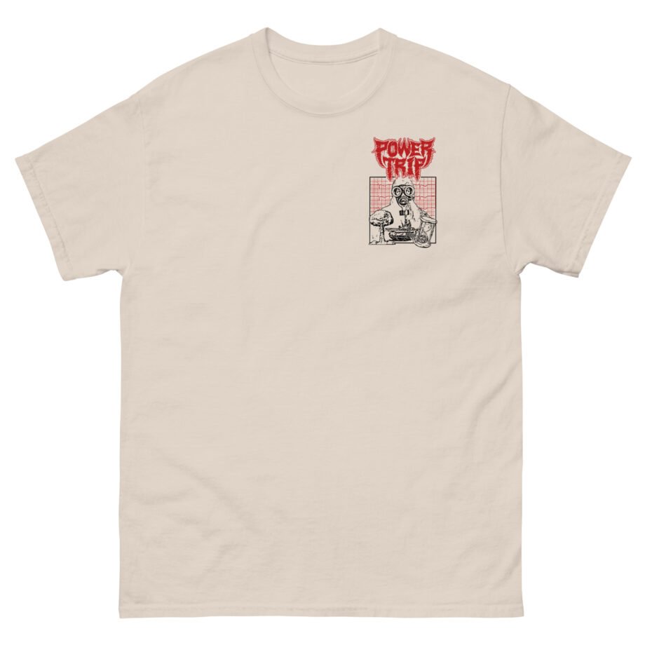Power Trip Gas Mask Unisex classic tee