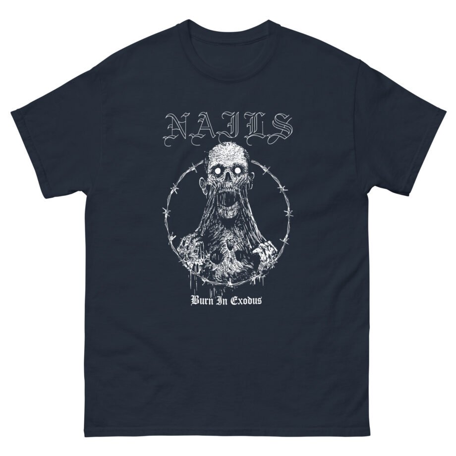 Warhound Vintage Nails Burn in Exodus Unisex classic tee