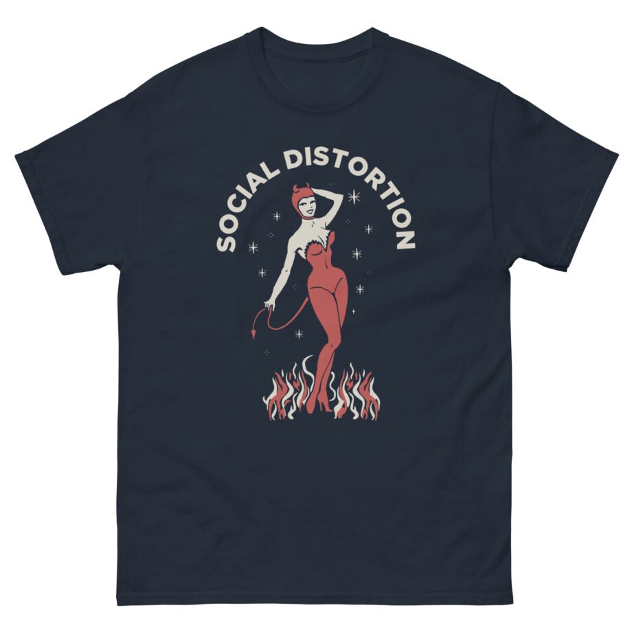 Social Distortion Devil Pinup Unisex classic tee