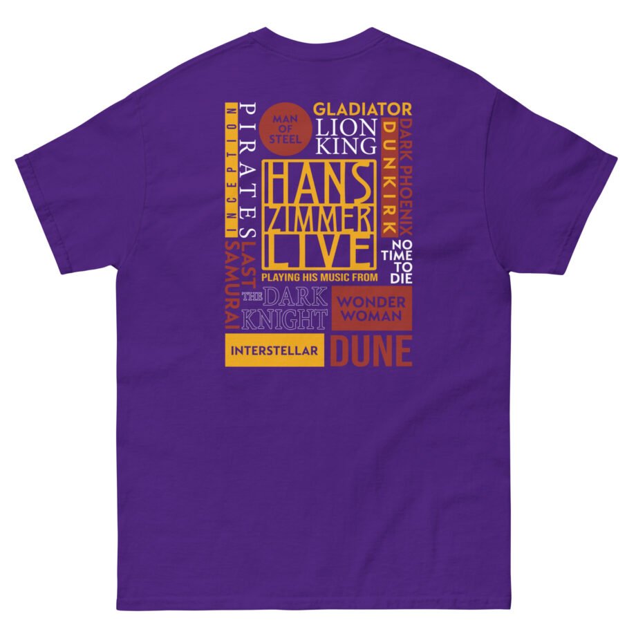 Hans Zimmer Titles Unisex classic tee