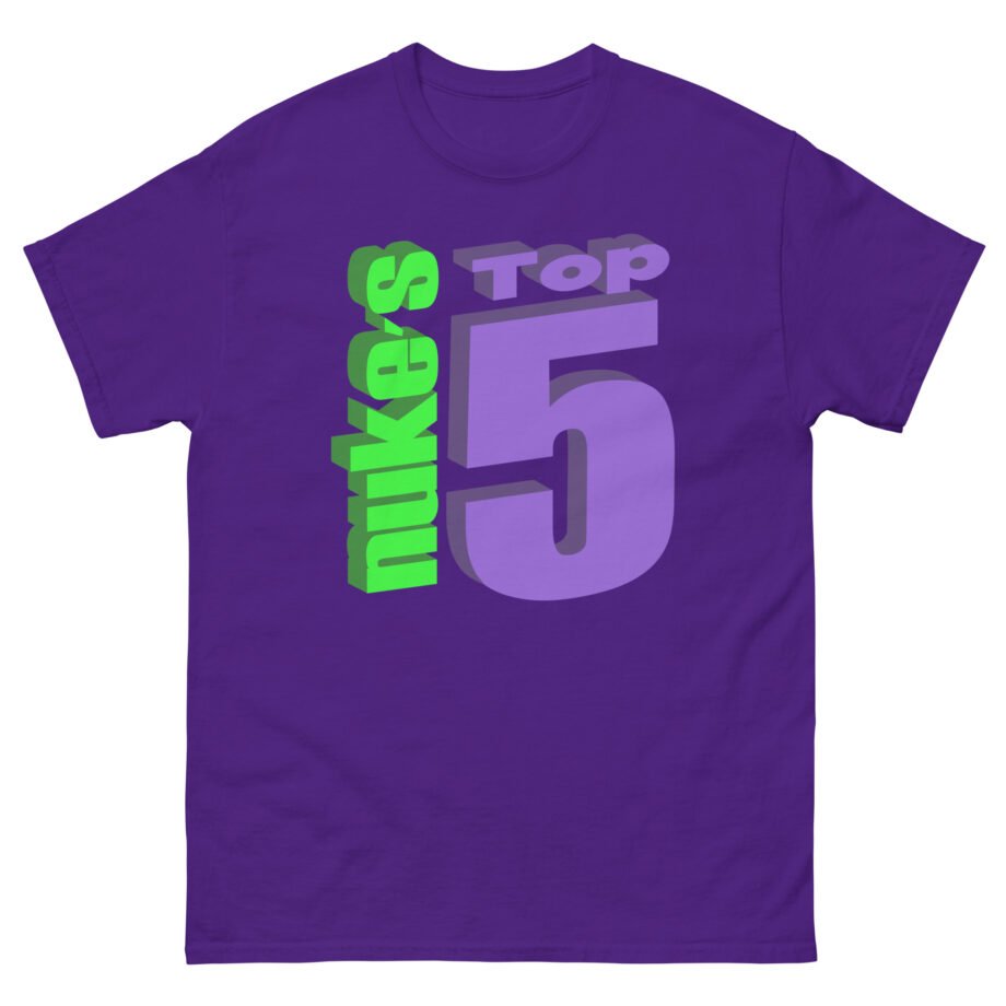 Nukestop5 Checklist Unisex classic tee