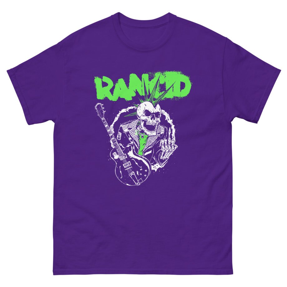 Rancid Skeletim Guitar Unisex classic tee