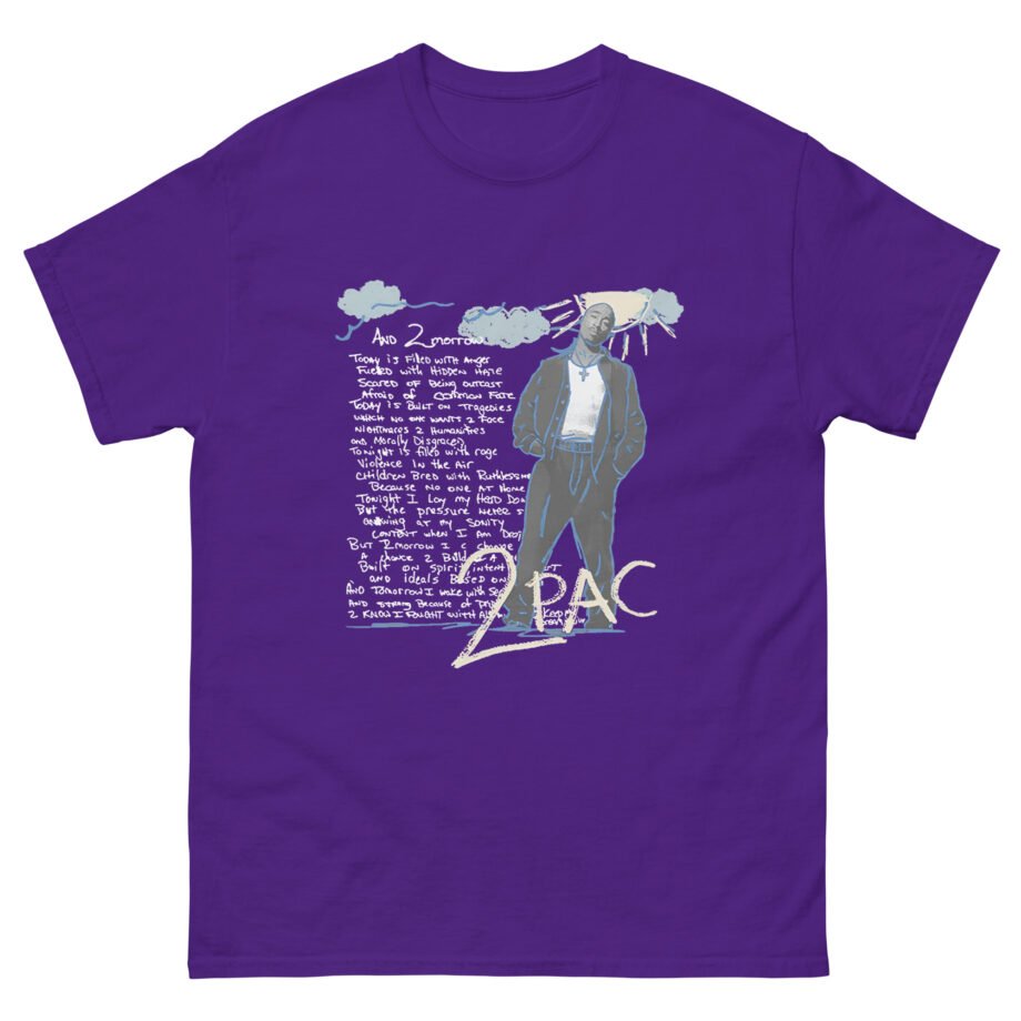 2pac and 2morrow Notebook Unisex classic tee
