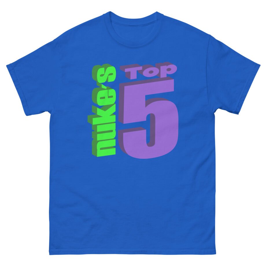 Nukestop5 Checklist Unisex classic tee