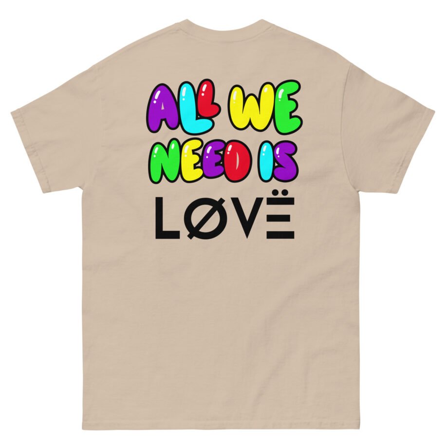 Aaron Carter All we need is LØVË Unisex classic tee