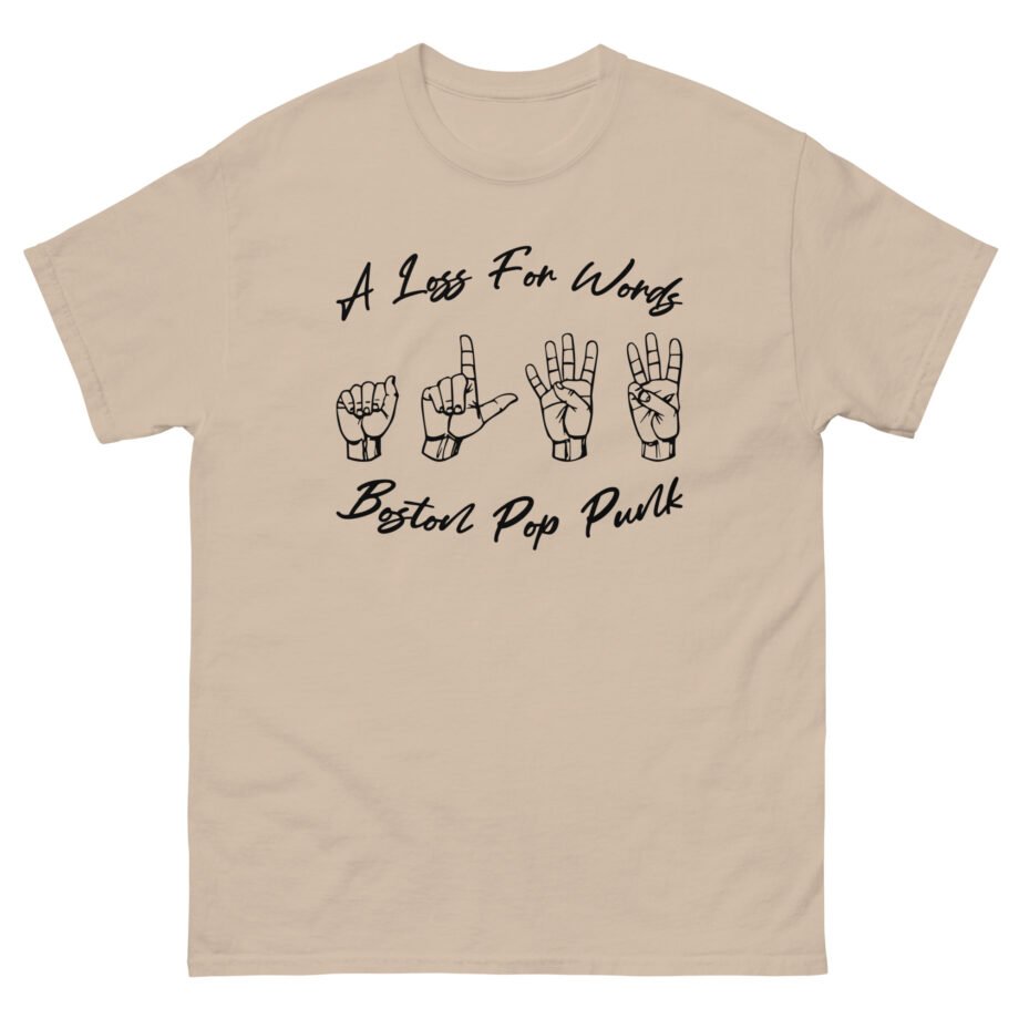 A Loss for Words Boston Pop Punk Unisex classic tee