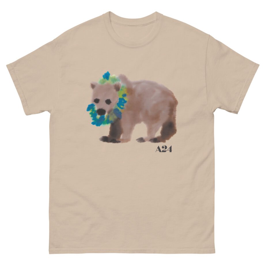 A24 X Rop Van Mierlo Bear Watercolor Unisex classic tee