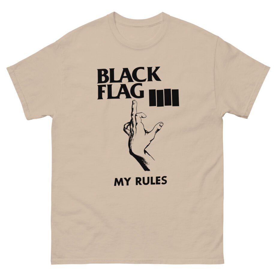 Black Flag My Rules Unisex classic tee