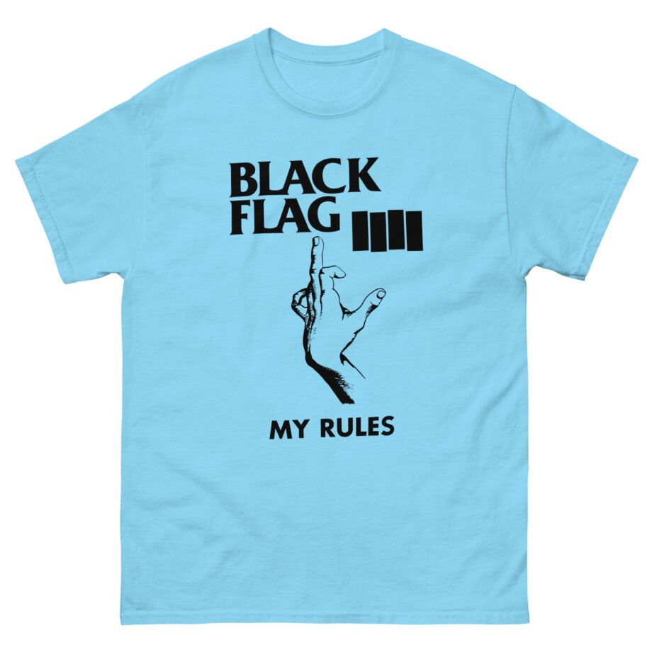 Black Flag My Rules Unisex classic tee