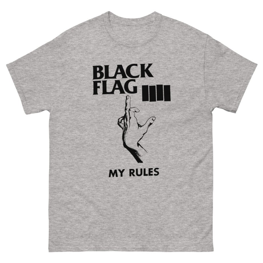 Black Flag My Rules Unisex classic tee