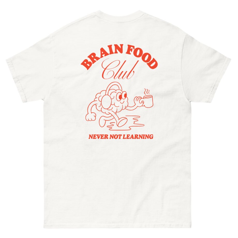 Wissen Weekly BRAIN FOOD CLUB Unisex classic tee