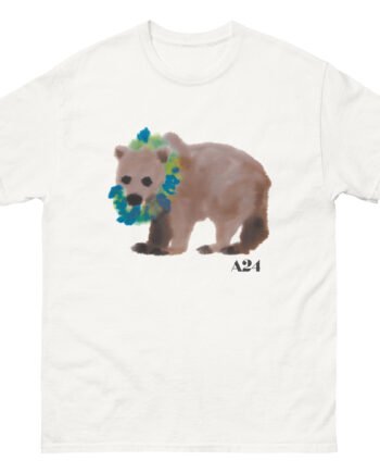 A24 X Rop Van Mierlo Bear Watercolor Unisex classic tee