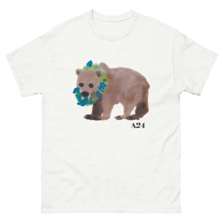 A24 X Rop Van Mierlo Bear Watercolor Unisex classic tee