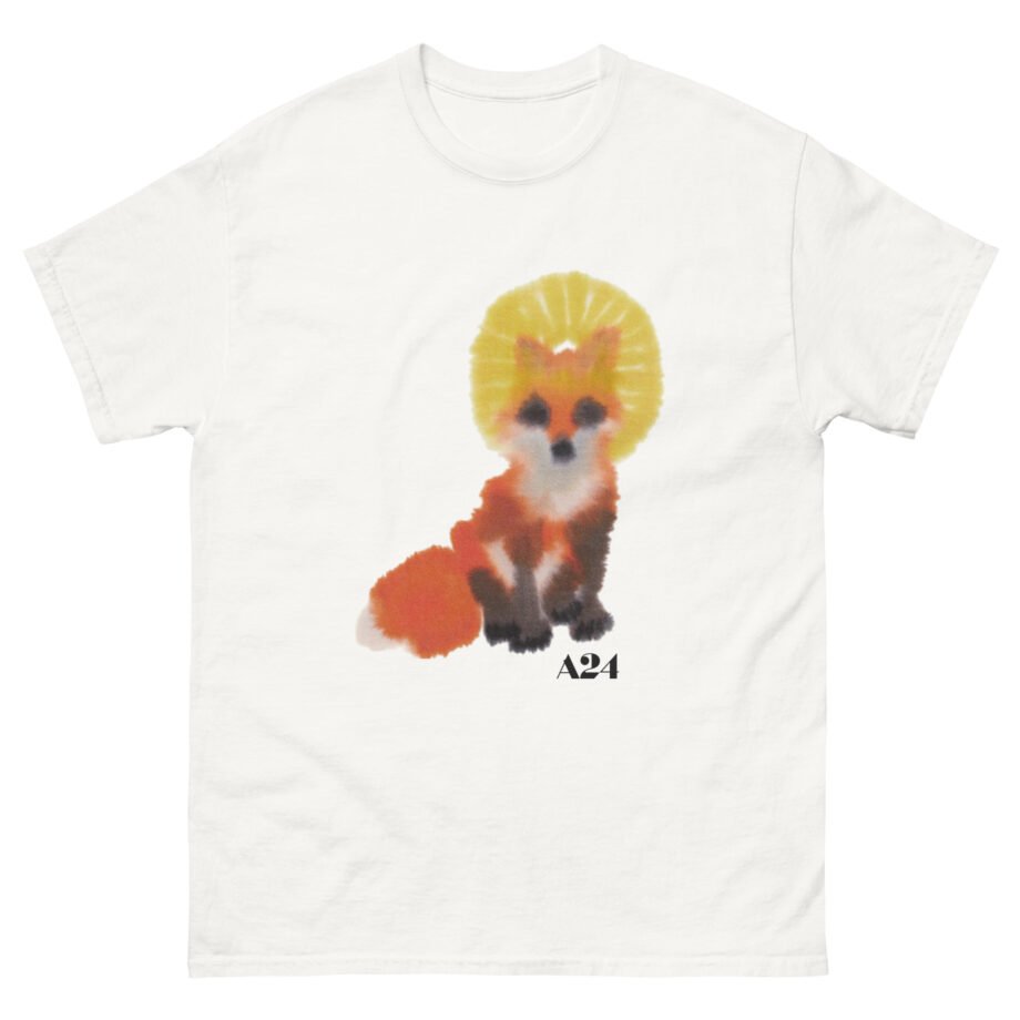 A24 X Rop Van Mierlo Fox Watercolor Unisex classic tee