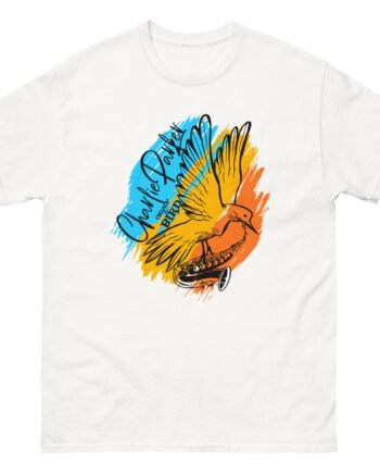 Charlie Parker Bird With Saxophone Unisex classic tee
