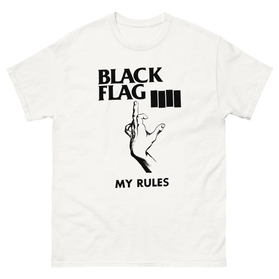 Black Flag My Rules Unisex classic tee