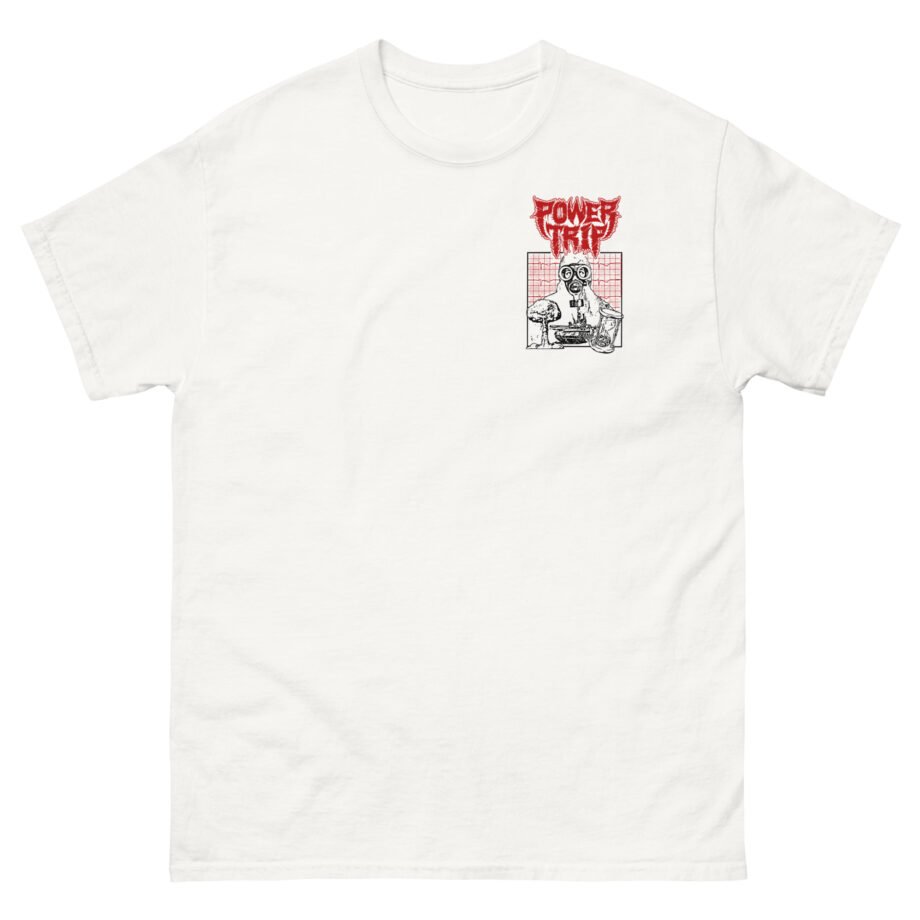 Power Trip Gas Mask Unisex classic tee