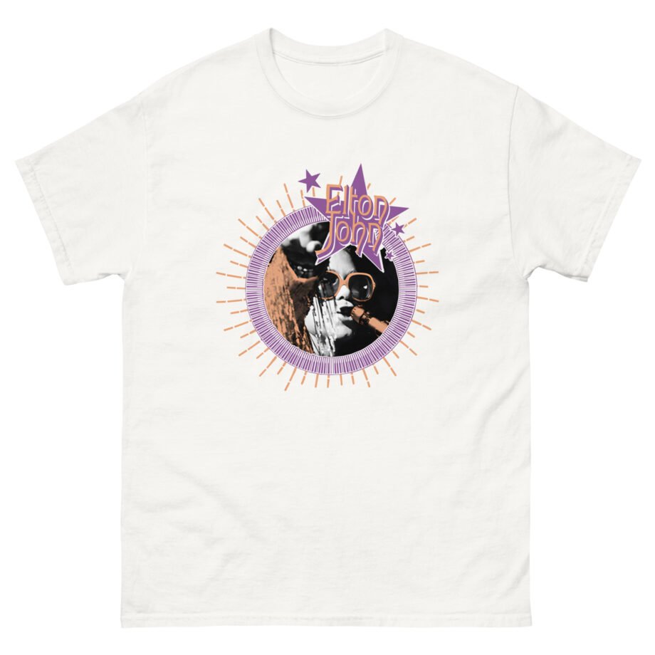 Elton John Farewell GYBR Sunburst Piano Frame Photo Unisex classic tee
