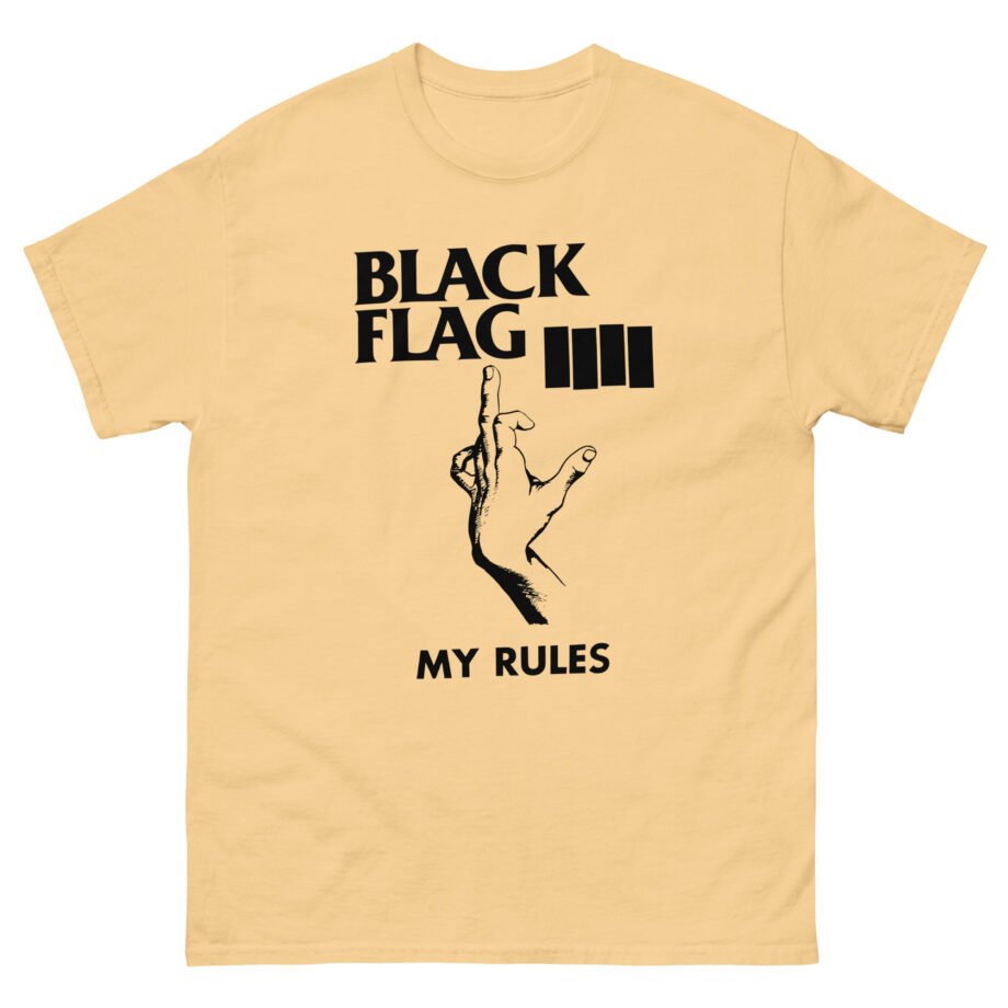 Black Flag My Rules Unisex classic tee