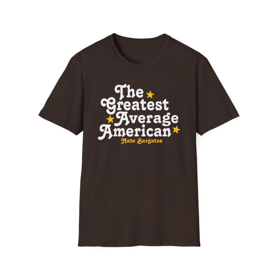 The Greatest Average American Nate Bargatze Unisex Softstyle T-shirt