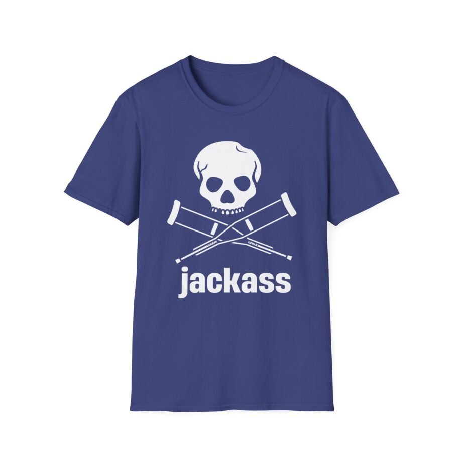 Jackass Sailor Skull & Crossbones Unisex Softstyle T-shirt