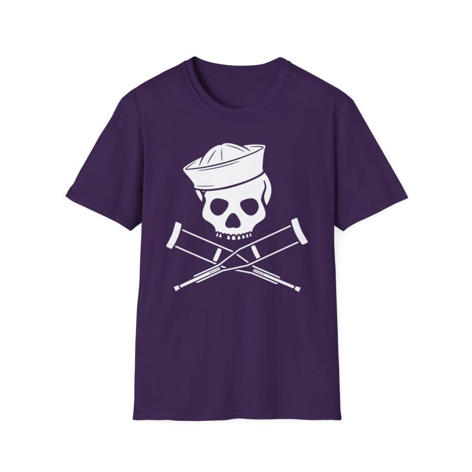 Jackass Sailor Skull & Crossbones Unisex Softstyle T-shirt
