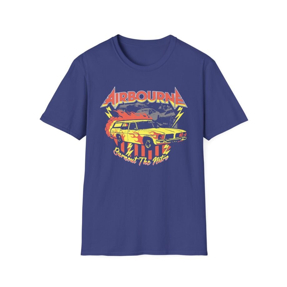 Airbourne Burnout the Nitro Unisex Softstyle T-shirt