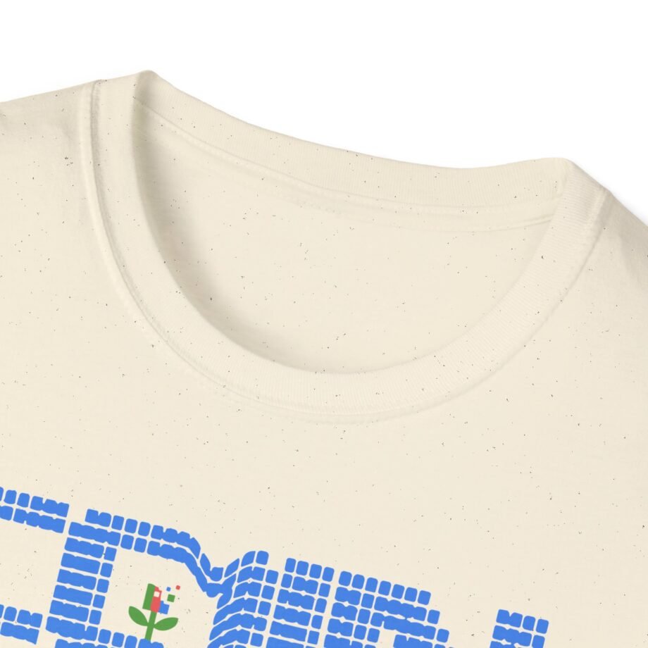 Coin LCD Flower Unisex Softstyle T-shirt