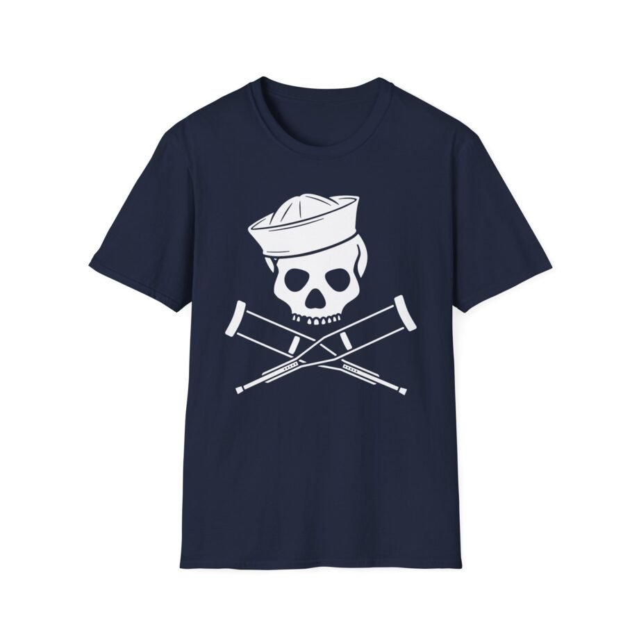 Jackass Sailor Skull & Crossbones Unisex Softstyle T-shirt