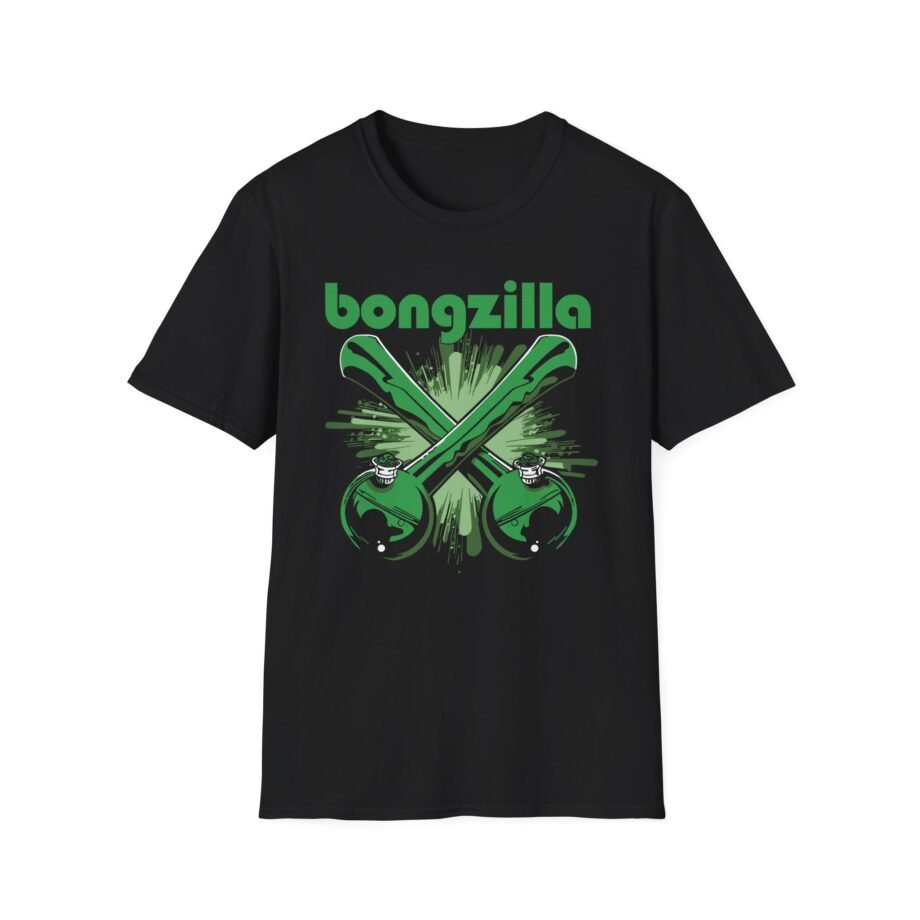 Bongzilla Crossed Bongs Unisex Softstyle T-shirt