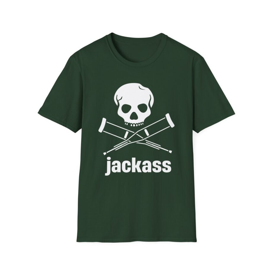 Jackass Sailor Skull & Crossbones Unisex Softstyle T-shirt