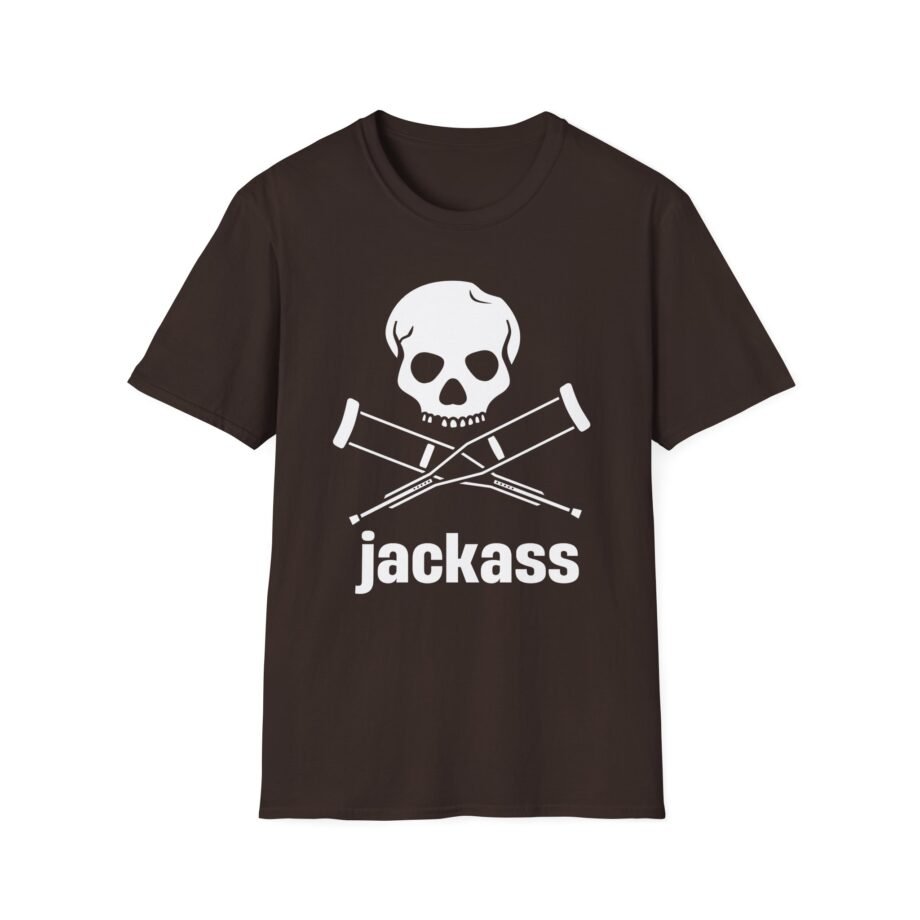 Jackass Sailor Skull & Crossbones Unisex Softstyle T-shirt