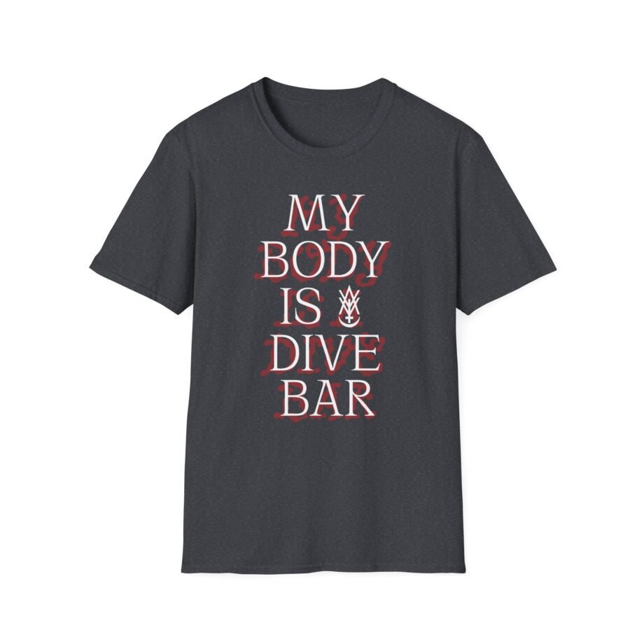 Amigo the Devil My Body is Dive Bar Unisex Softstyle T-shirt