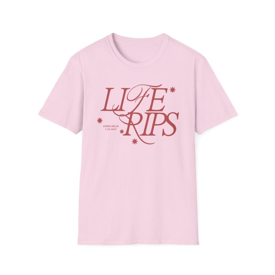 Chris D Elia Life Rips Happy Unisex Softstyle T-shirt