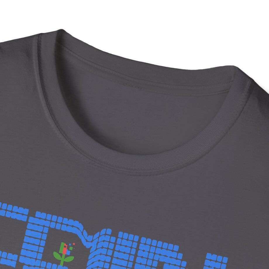 Coin LCD Flower Unisex Softstyle T-shirt