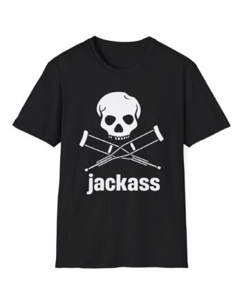 Jackass Sailor Skull & Crossbones Unisex Softstyle T-shirt