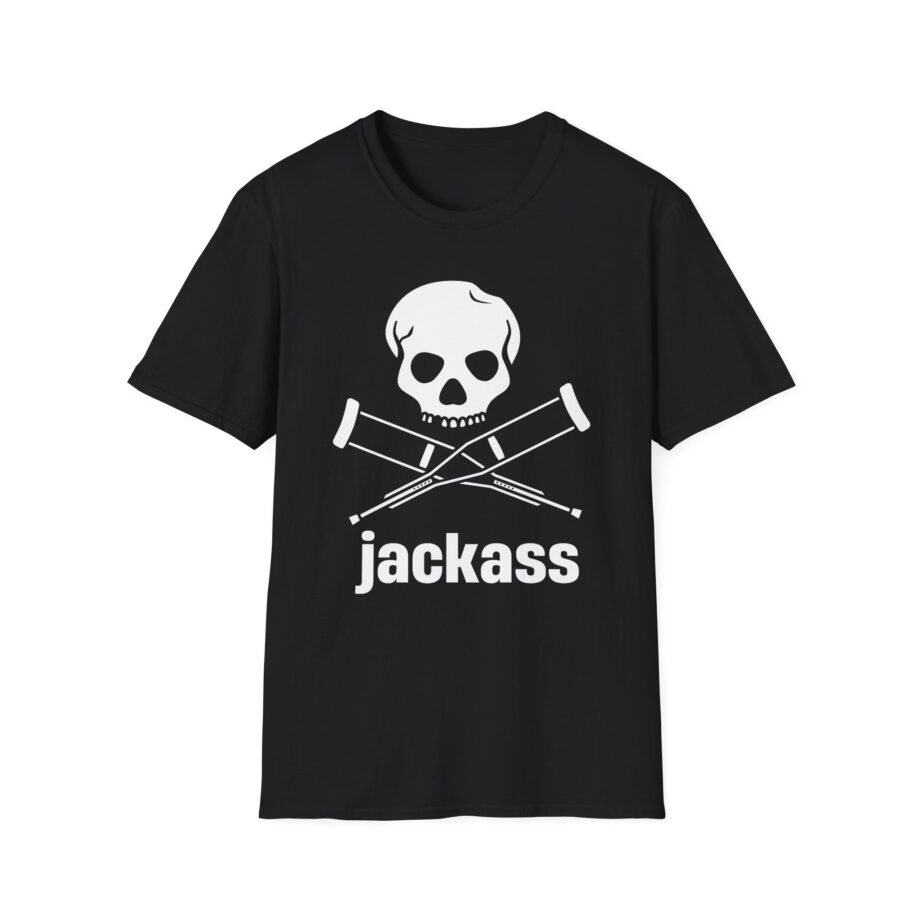 Jackass Sailor Skull & Crossbones Unisex Softstyle T-shirt