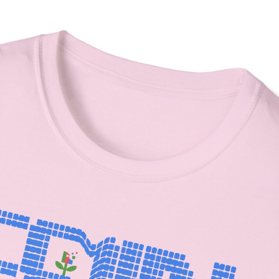 Coin LCD Flower Unisex Softstyle T-shirt