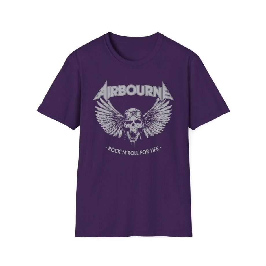 Airbourne Rock N Roll for Life Unisex Softstyle T-shirt