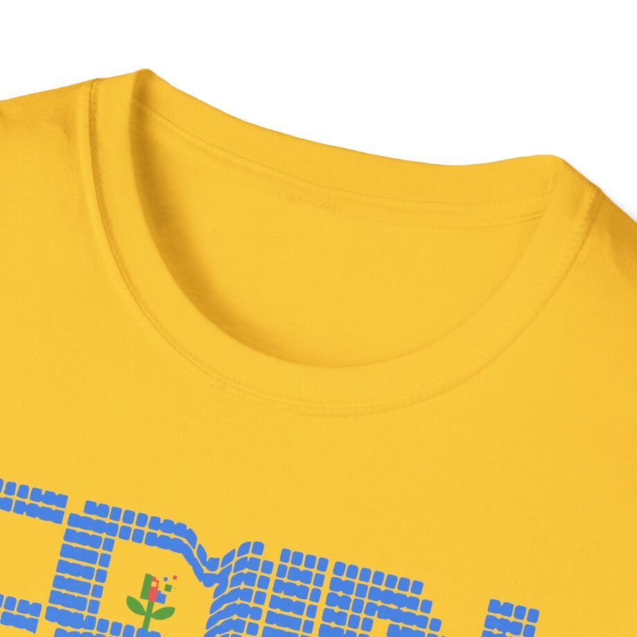 Coin LCD Flower Unisex Softstyle T-shirt