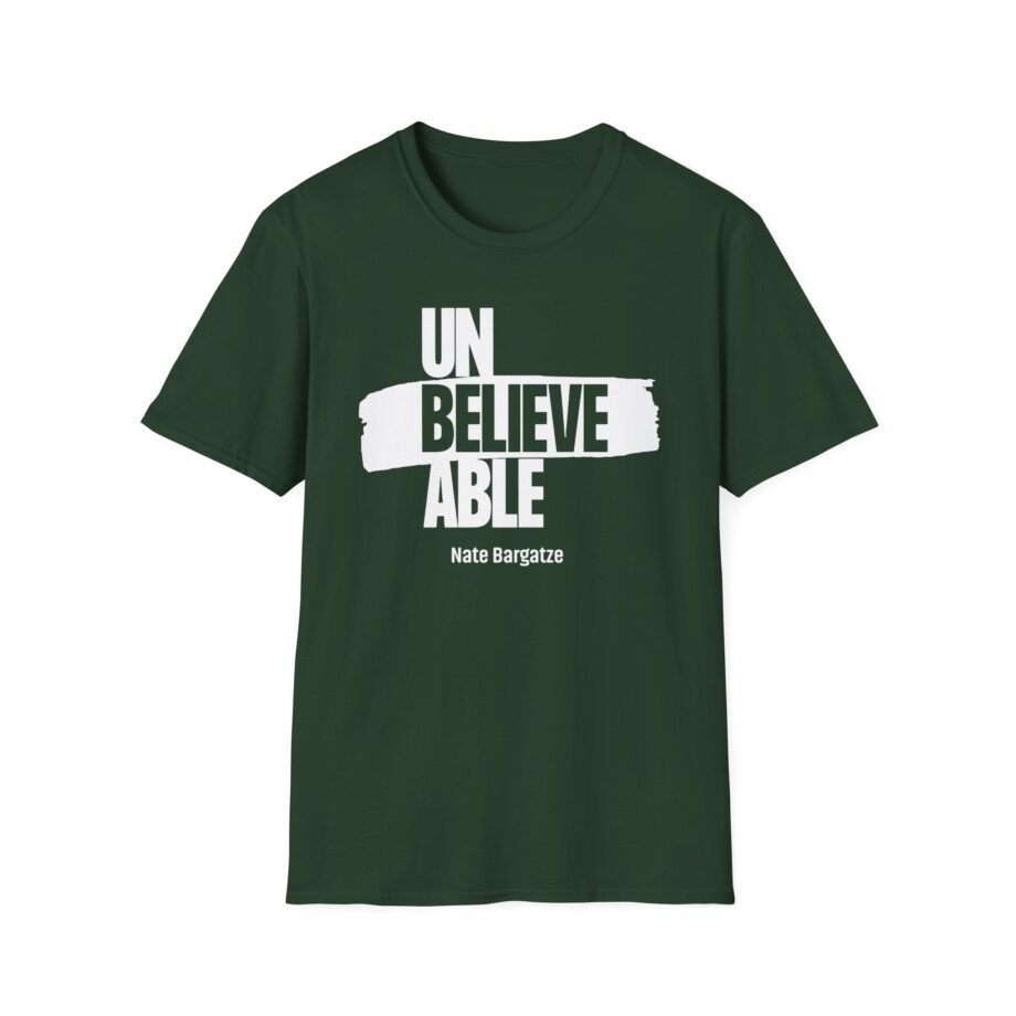 Nate Bargatze Unbelievable Unisex Softstyle T-shirt
