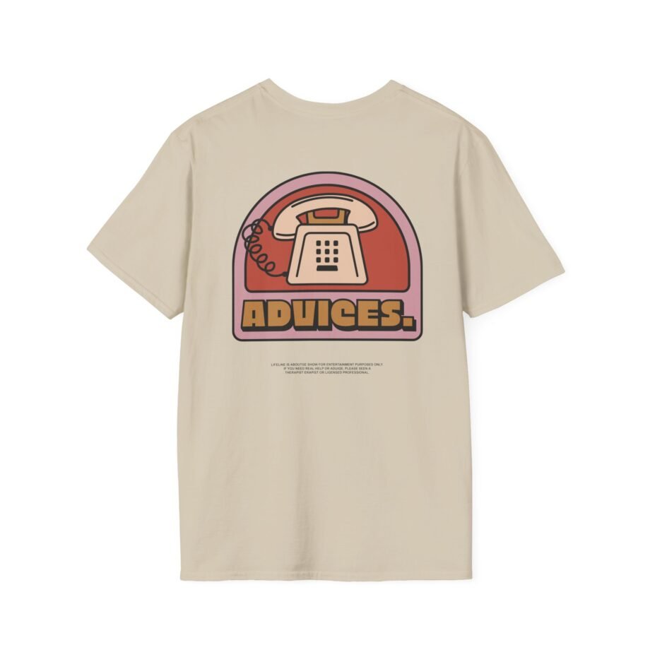 Chris D Elia Advices Natural Unisex Softstyle T-shirt